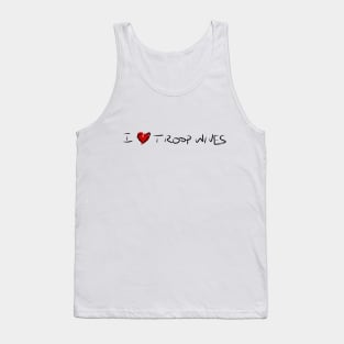 I Heart Troop Wives Tank Top